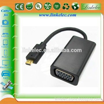 Alibaba China gold supplier custom mini usb to vga adapter